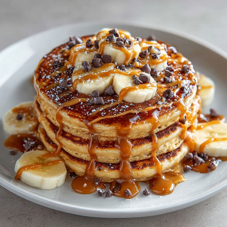 Peanut butter and chocolate pancakes.