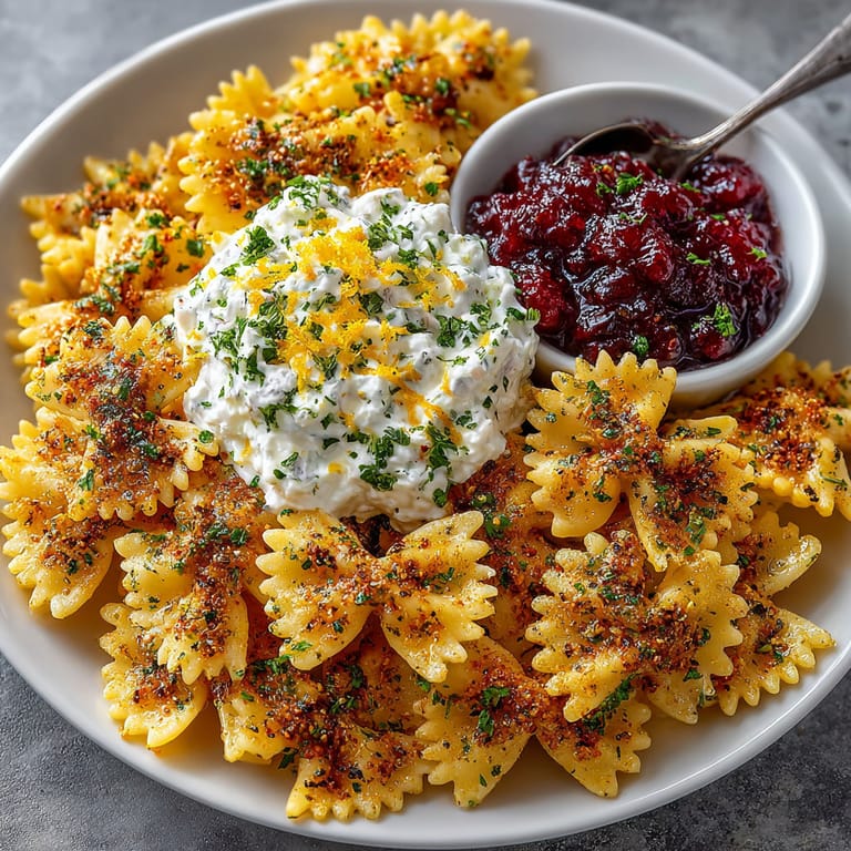 A plate of pasta with sauce and cheese.