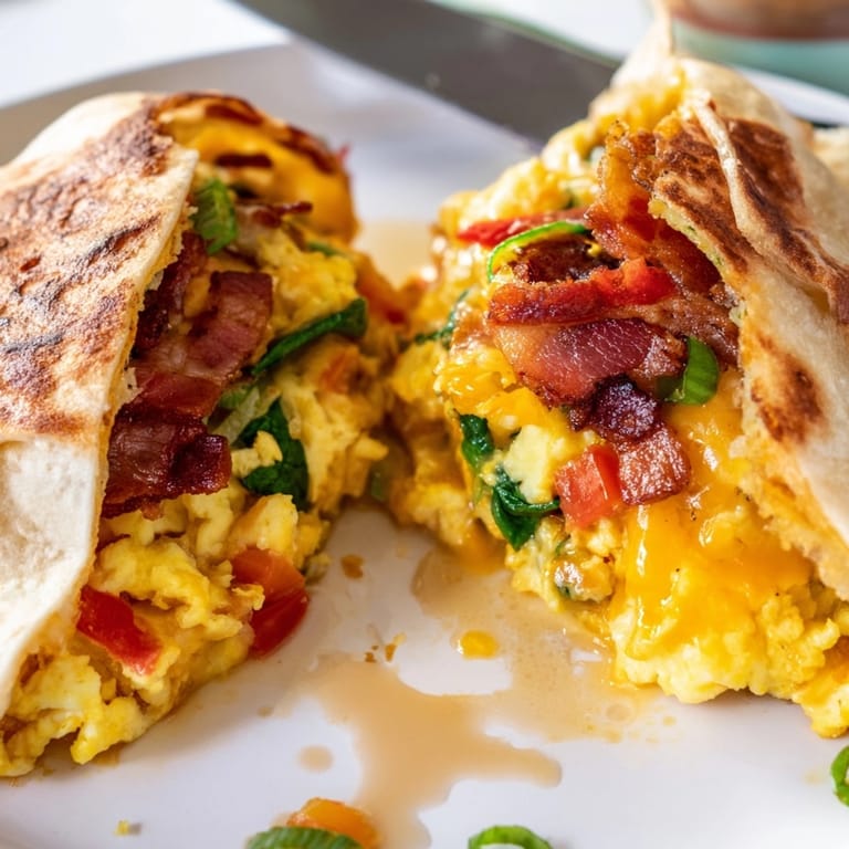 Imagine warm, melty Cheesy Stuffed Tortilla Breakfast Pockets, a savory, flavorful portable breakfast.