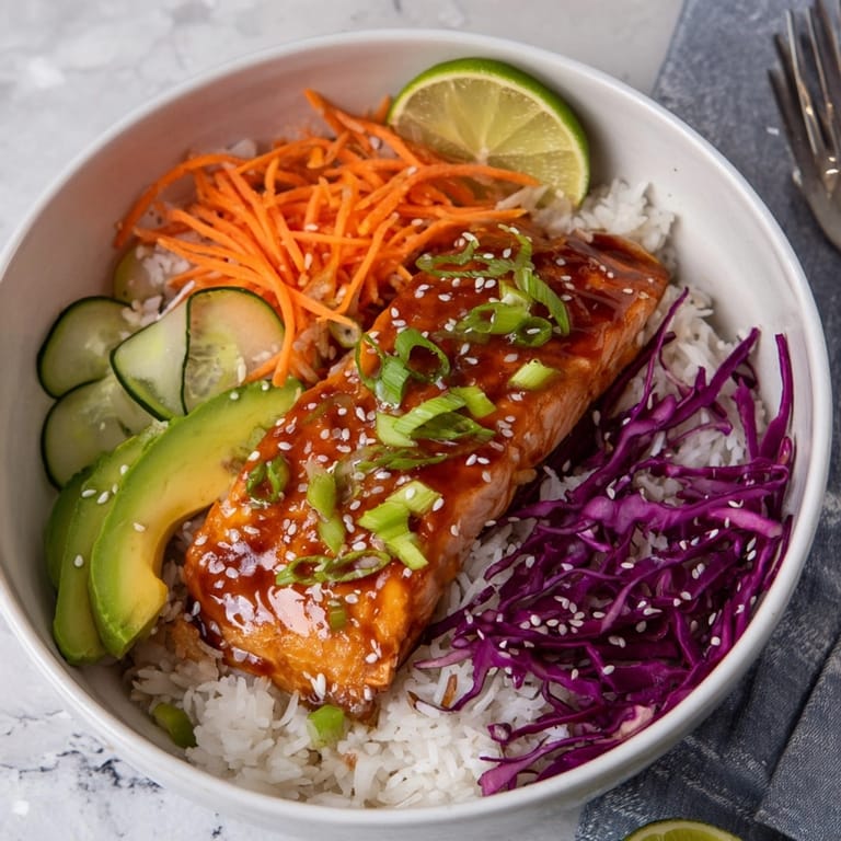 Imagine building vibrant Soy-Maple Salmon Rice Bowls, perfect for a quick, healthy dinner.