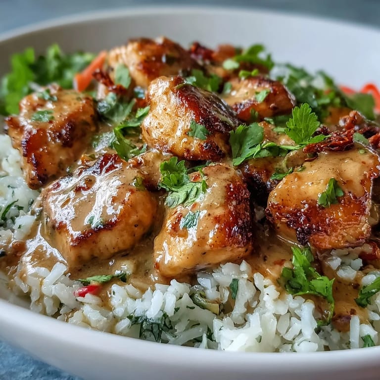 Hearty Peanut Chicken Protein Bowl, a colorful and satisfying meal ready to be enjoyed.