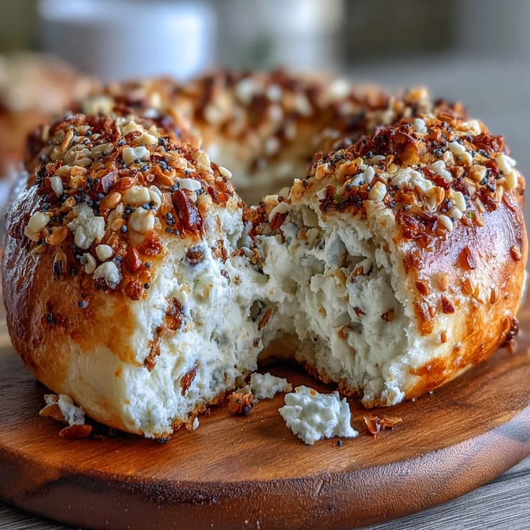 Soft, protein-packed bagels with everything seasoning, baked until golden, ideal for a healthy and satisfying breakfast.