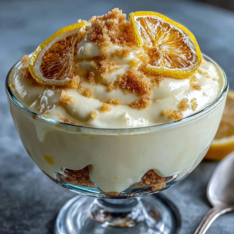 3. Elegant lemon mousse cups featuring bright citrus flavor and rich shortbread crumble for a refreshing treat.