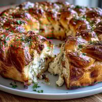 Savory Italian Easter pie with ricotta and salami, baked golden in a flaky pastry crust, perfect for festive brunch.